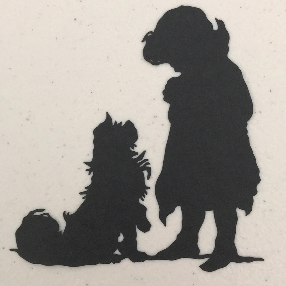 Childhood π₯ SET π Handmade PaperCut Silhouette Scherenschnitte π₯ Modern - Picture 11 of 13